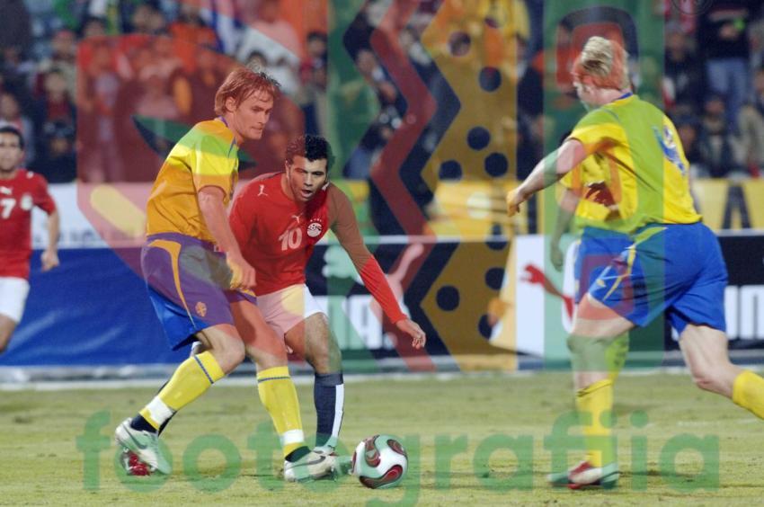 international friendly match -  Egypt vs Sweden