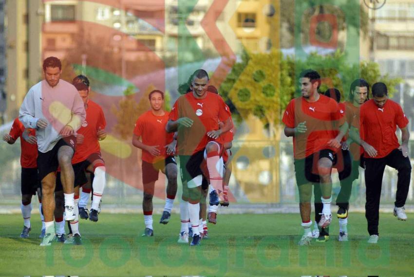 Egyptian team training session