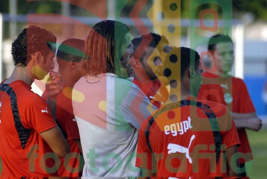 Egyptian team training session