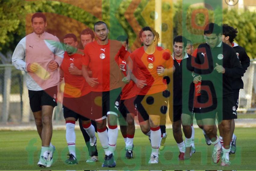 Egyptian team training session