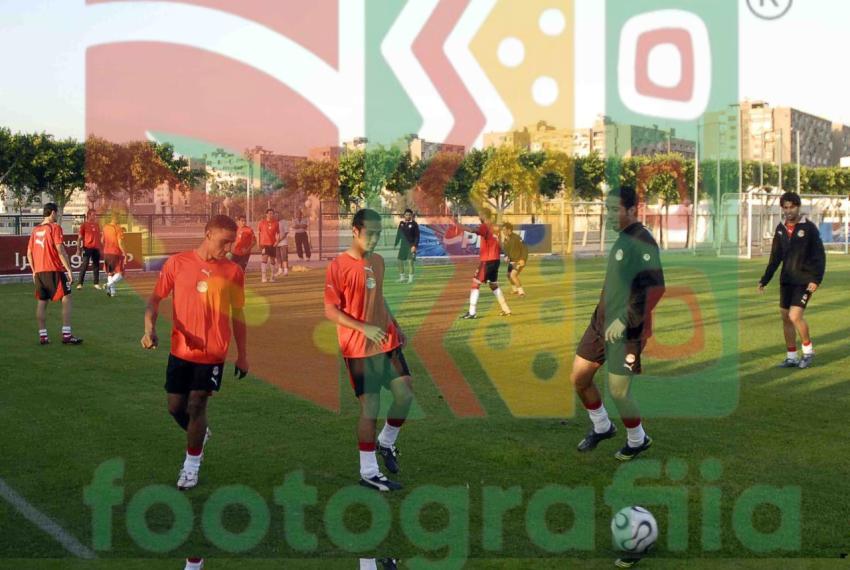 Egyptian team training session